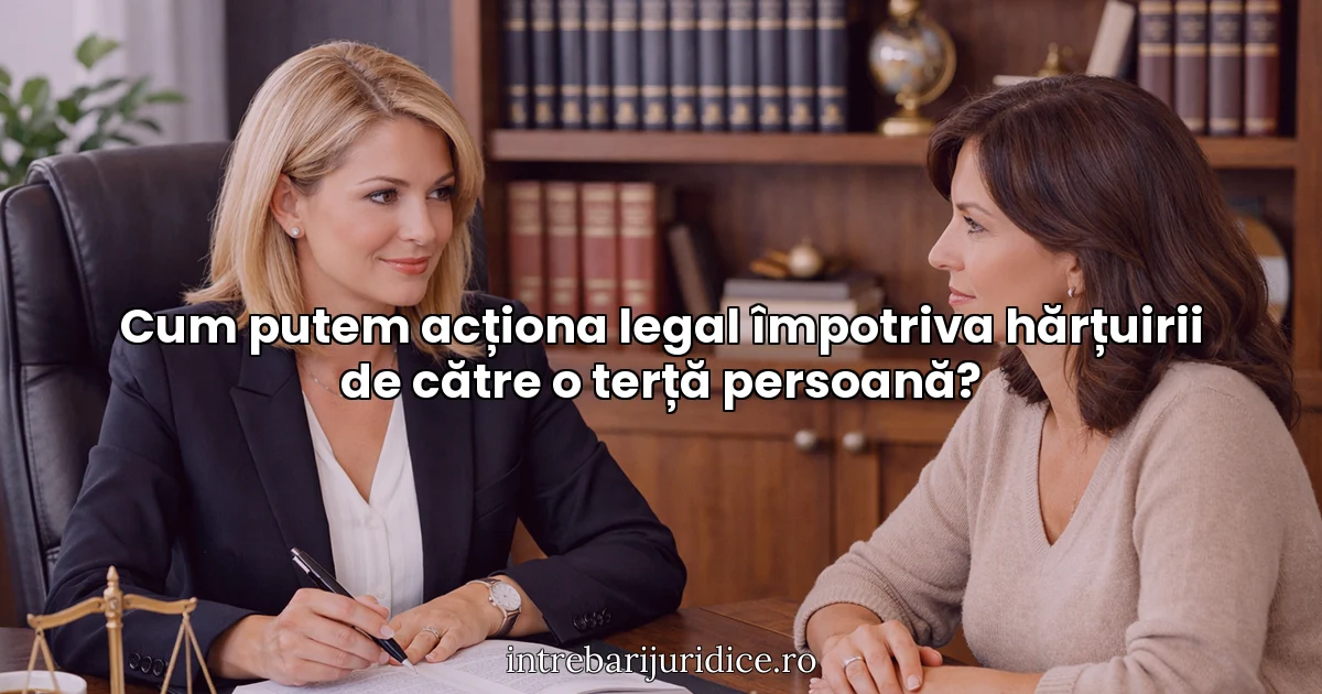 Cum putem acționa legal împotriva hărțuirii de către o terță persoană?