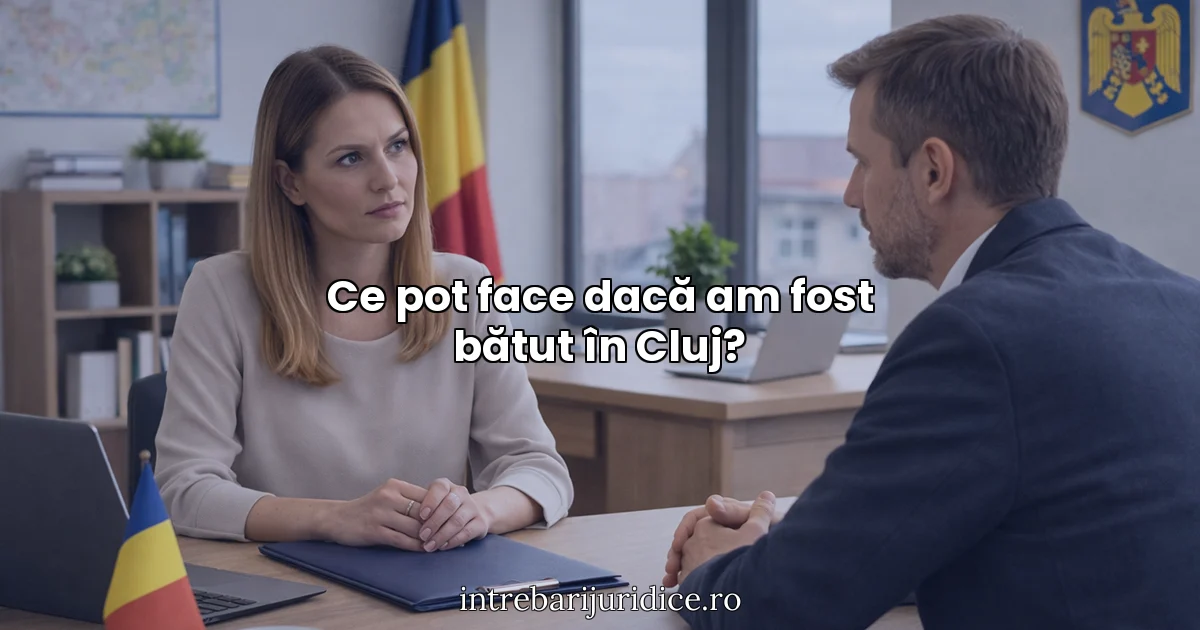 Ce pot face dacă am fost bătut în Cluj?