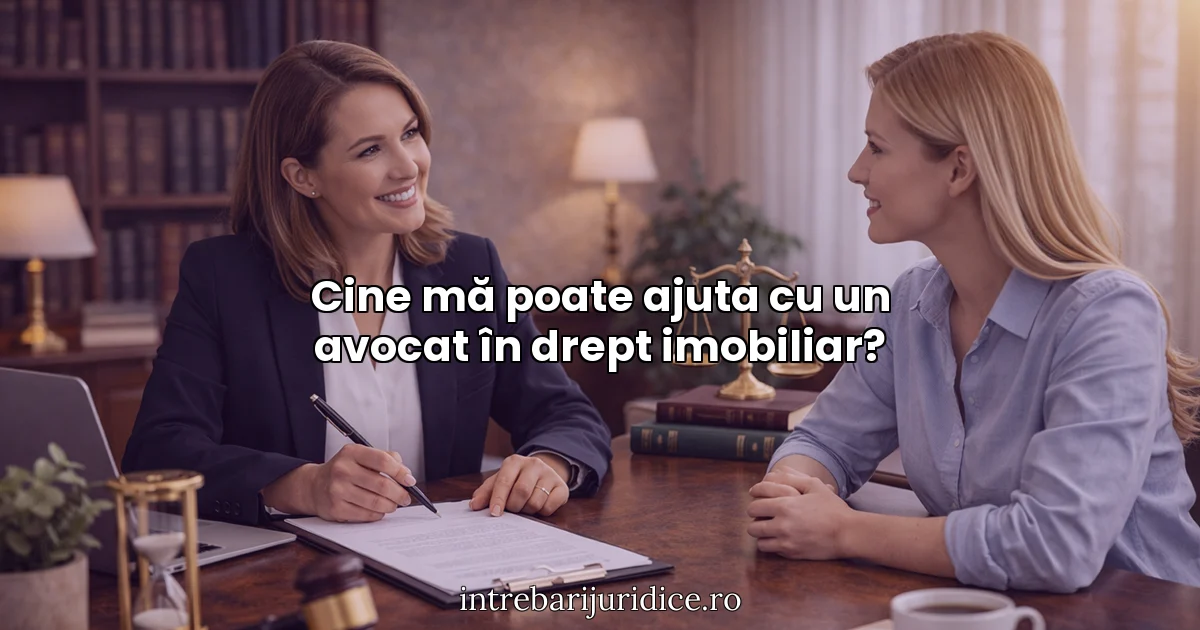 Cine mă poate ajuta cu un avocat în drept imobiliar?