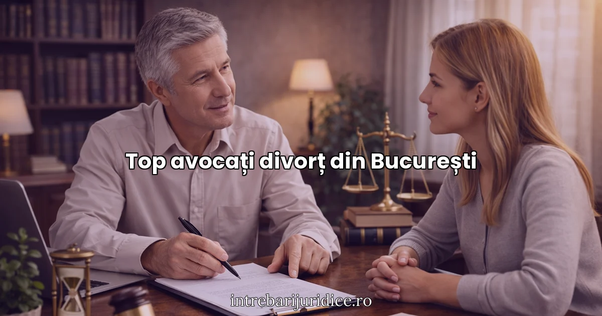 Top avocați divorț din București