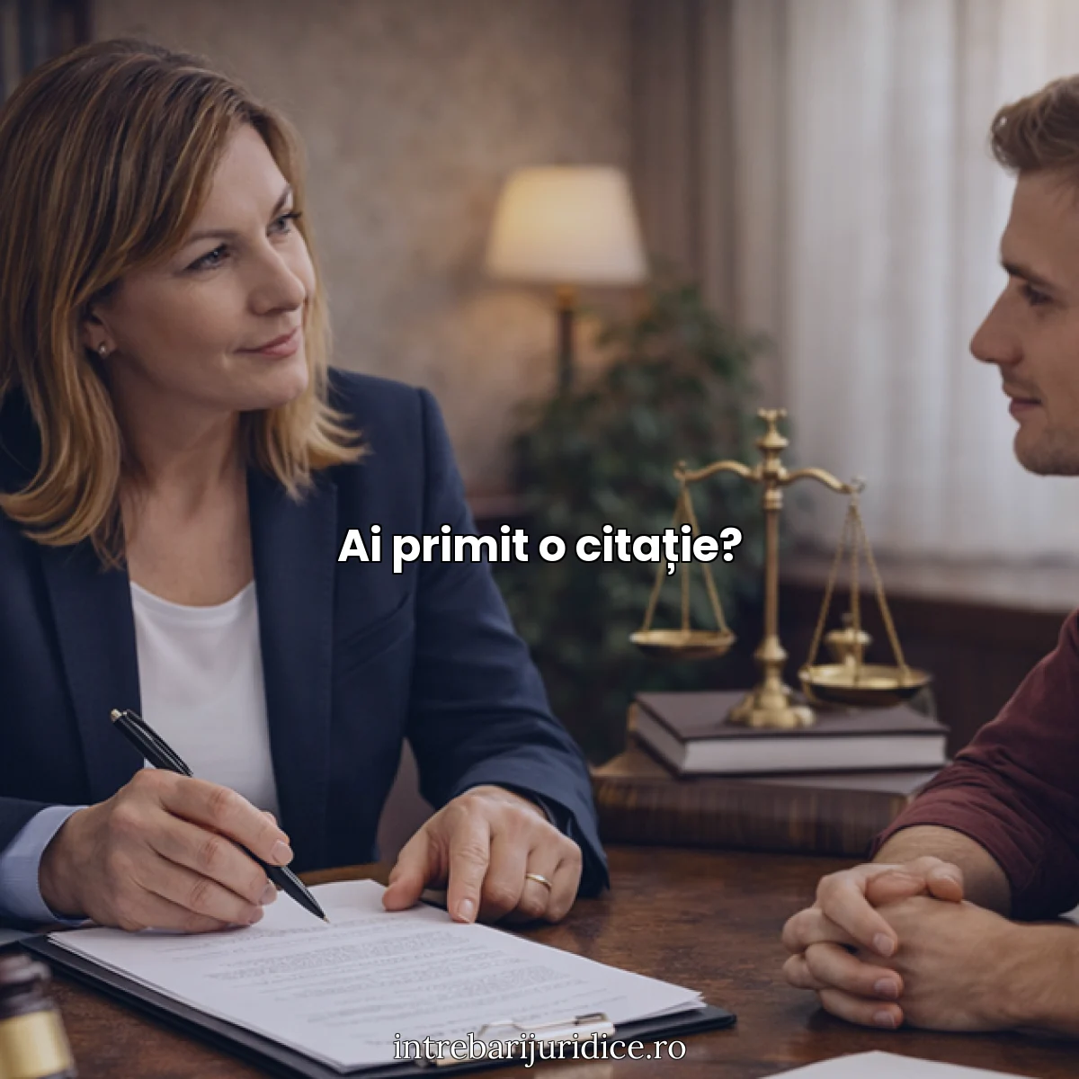 Primit Ai primit o citație? - Intrebari Juridice
