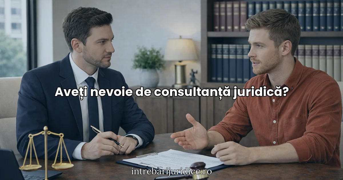 Aveți nevoie de consultanță juridică?
