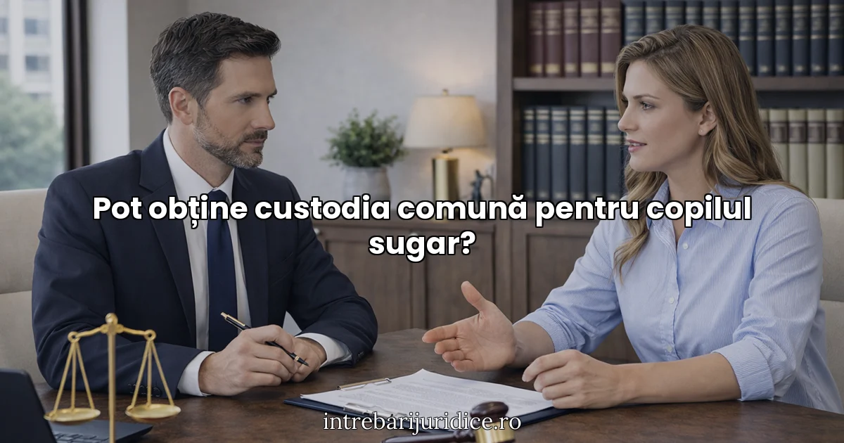 Pot obține custodia comună pentru copilul sugar?