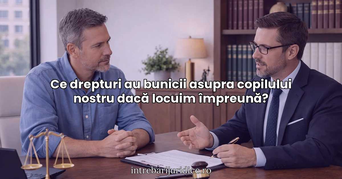 Ce drepturi au bunicii asupra copilului nostru dacă locuim împreună?