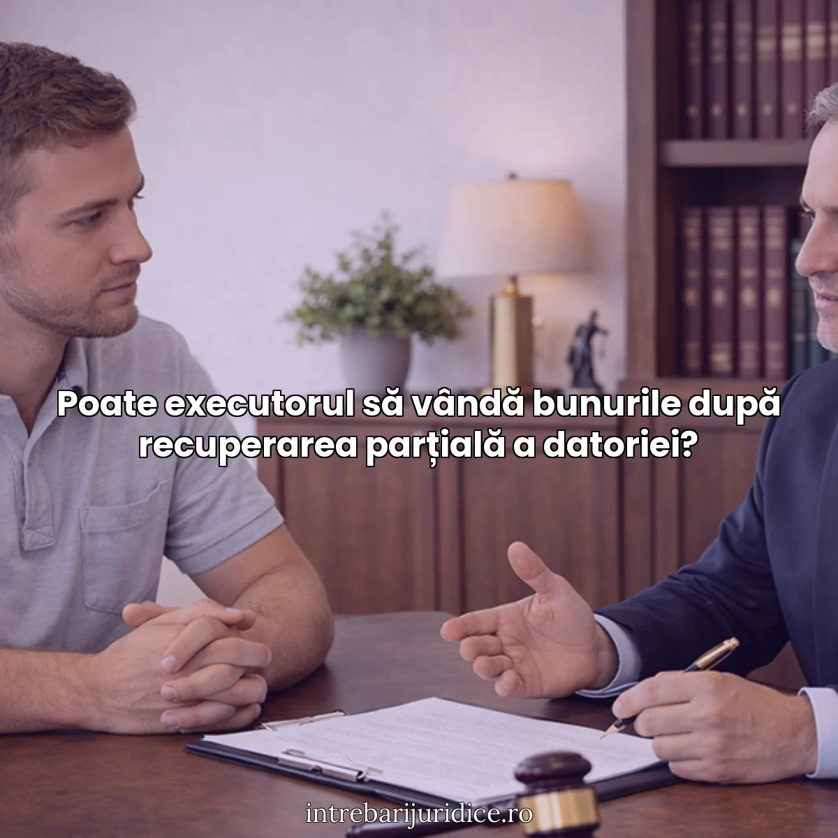 Poate executorul să vândă bunurile după recuperarea parțială a datoriei ...