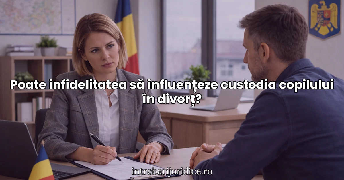Poate infidelitatea să influențeze custodia copilului în divorț?