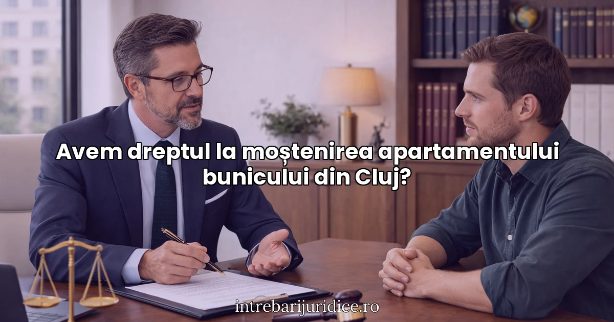 Avem dreptul la moștenirea apartamentului bunicului din Cluj?