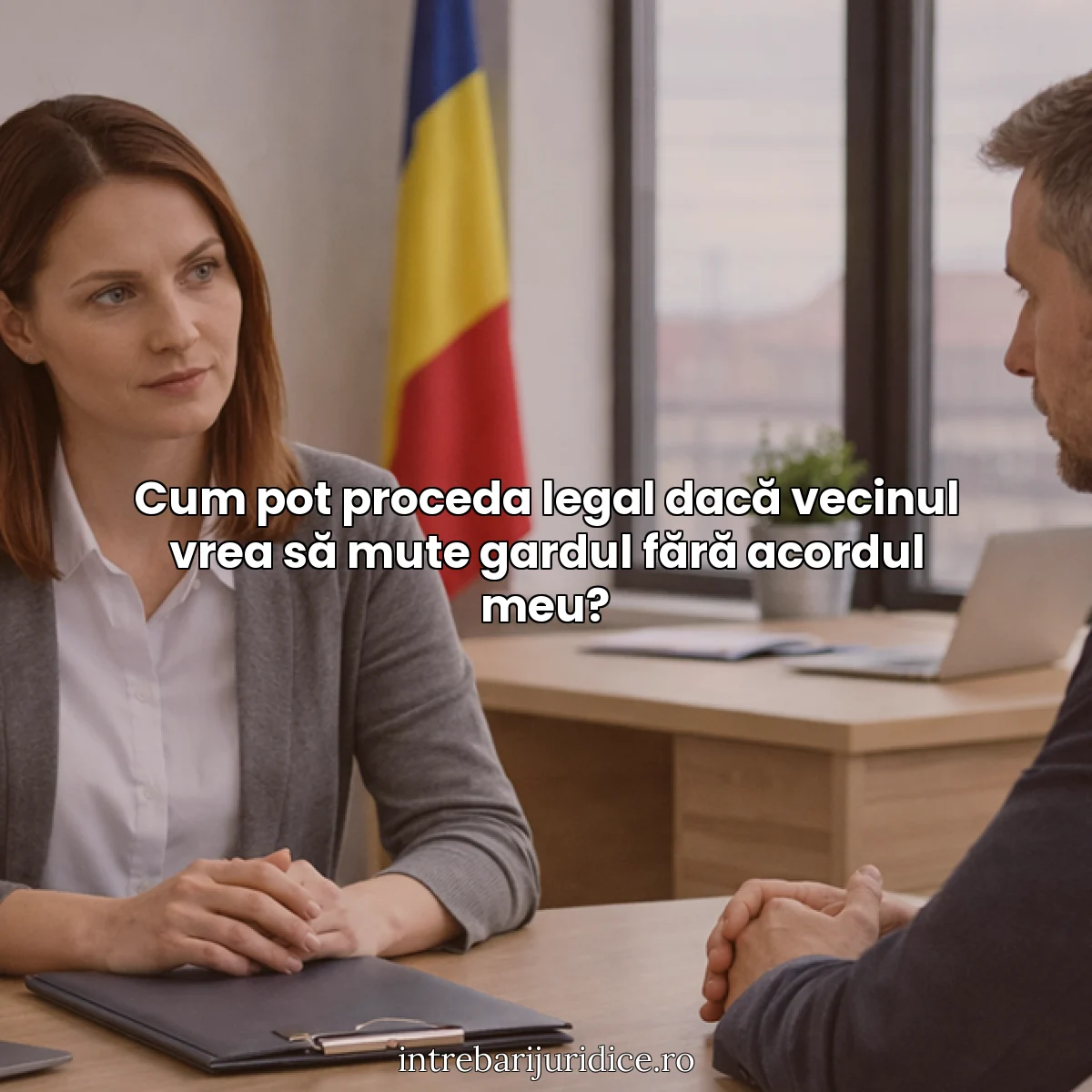 Cum pot proceda legal dacă vecinul vrea să mute gardul fără acordul meu ...