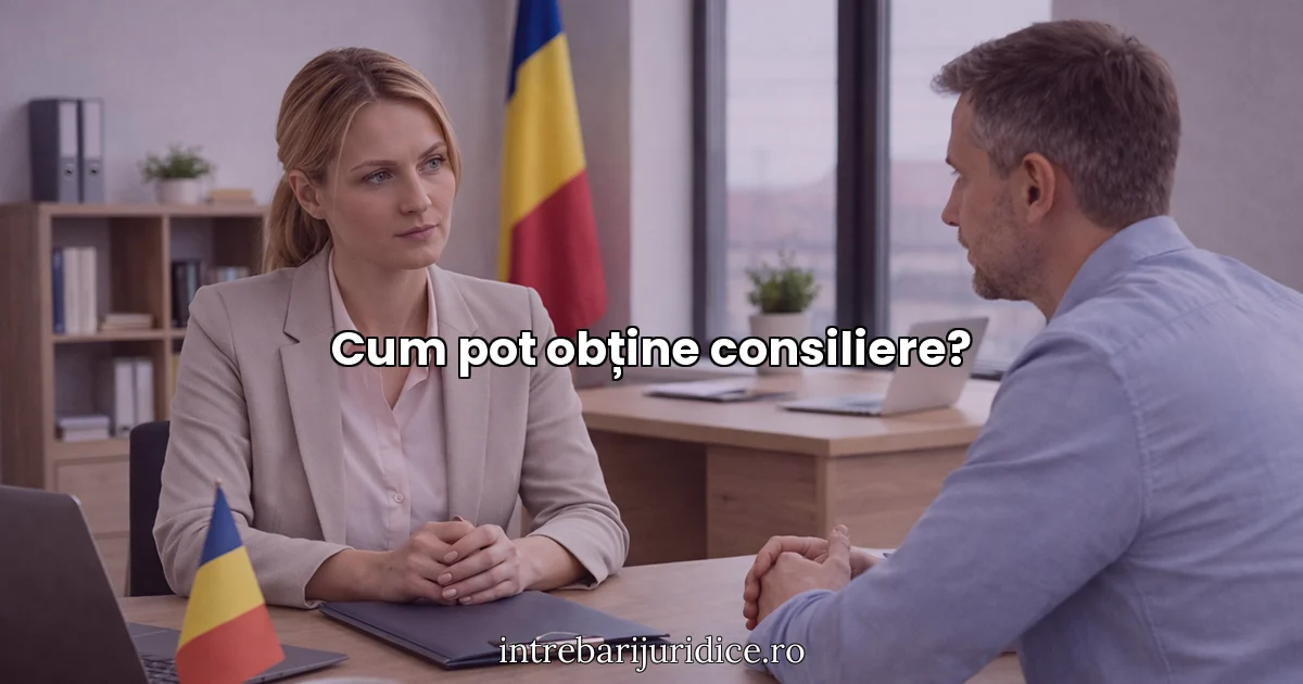 Cum pot obține consiliere?