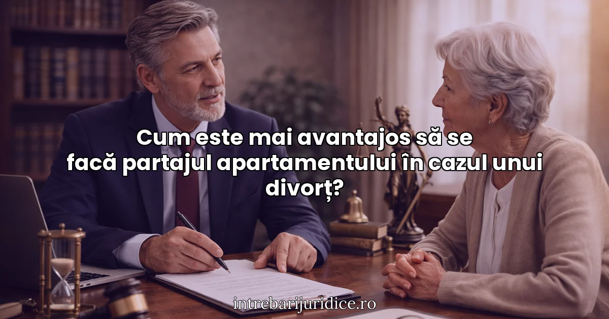 Cum este mai avantajos să se facă partajul apartamentului în cazul unui divorț?
