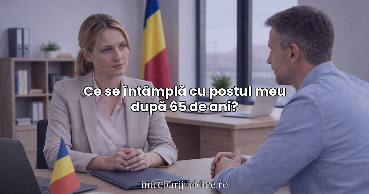 Ce se întâmplă cu postul meu după 65 de ani?