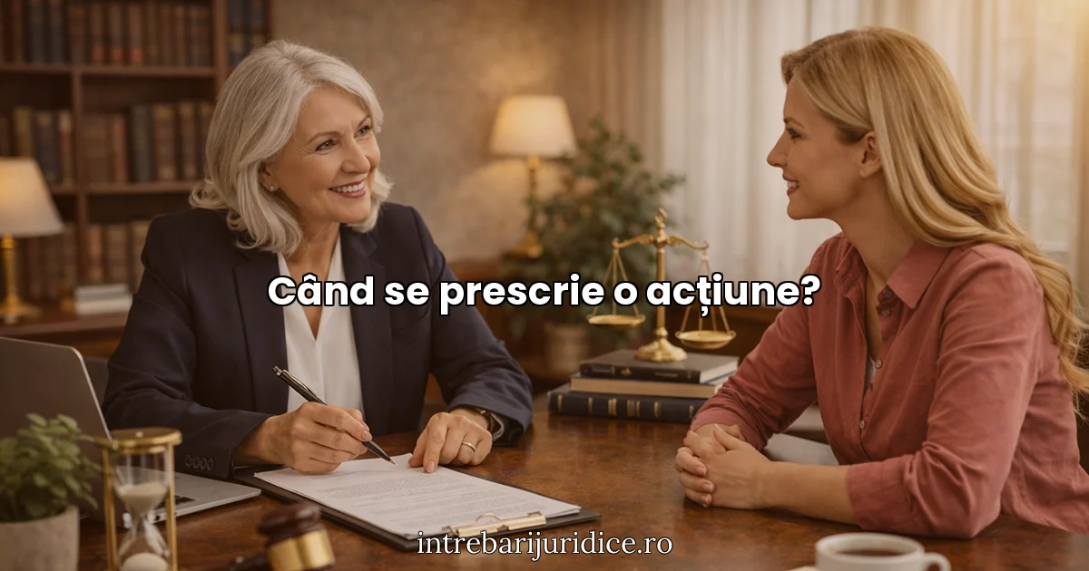 Când se prescrie o acțiune?