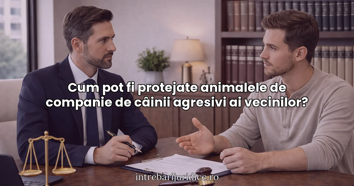 Cum pot fi protejate animalele de companie de câinii agresivi ai vecinilor?