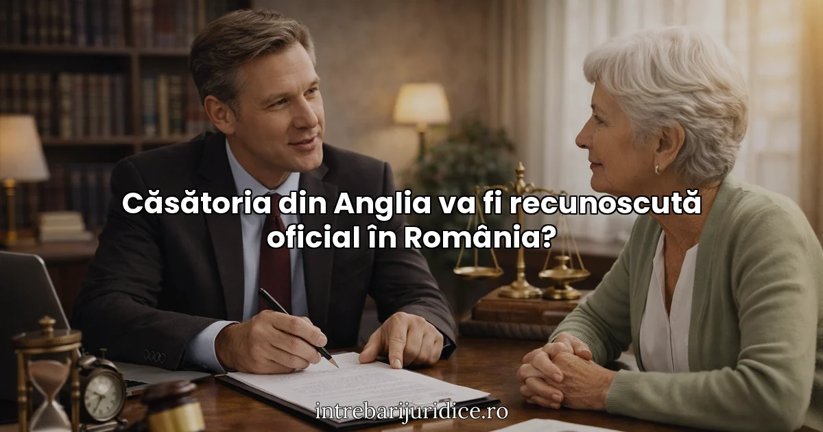 Căsătoria din Anglia va fi recunoscută oficial în România?