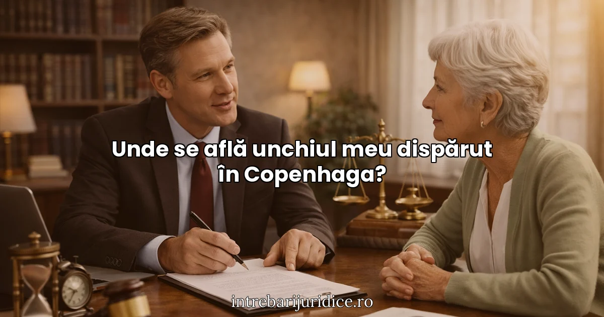 Unde se află unchiul meu dispărut în Copenhaga?
