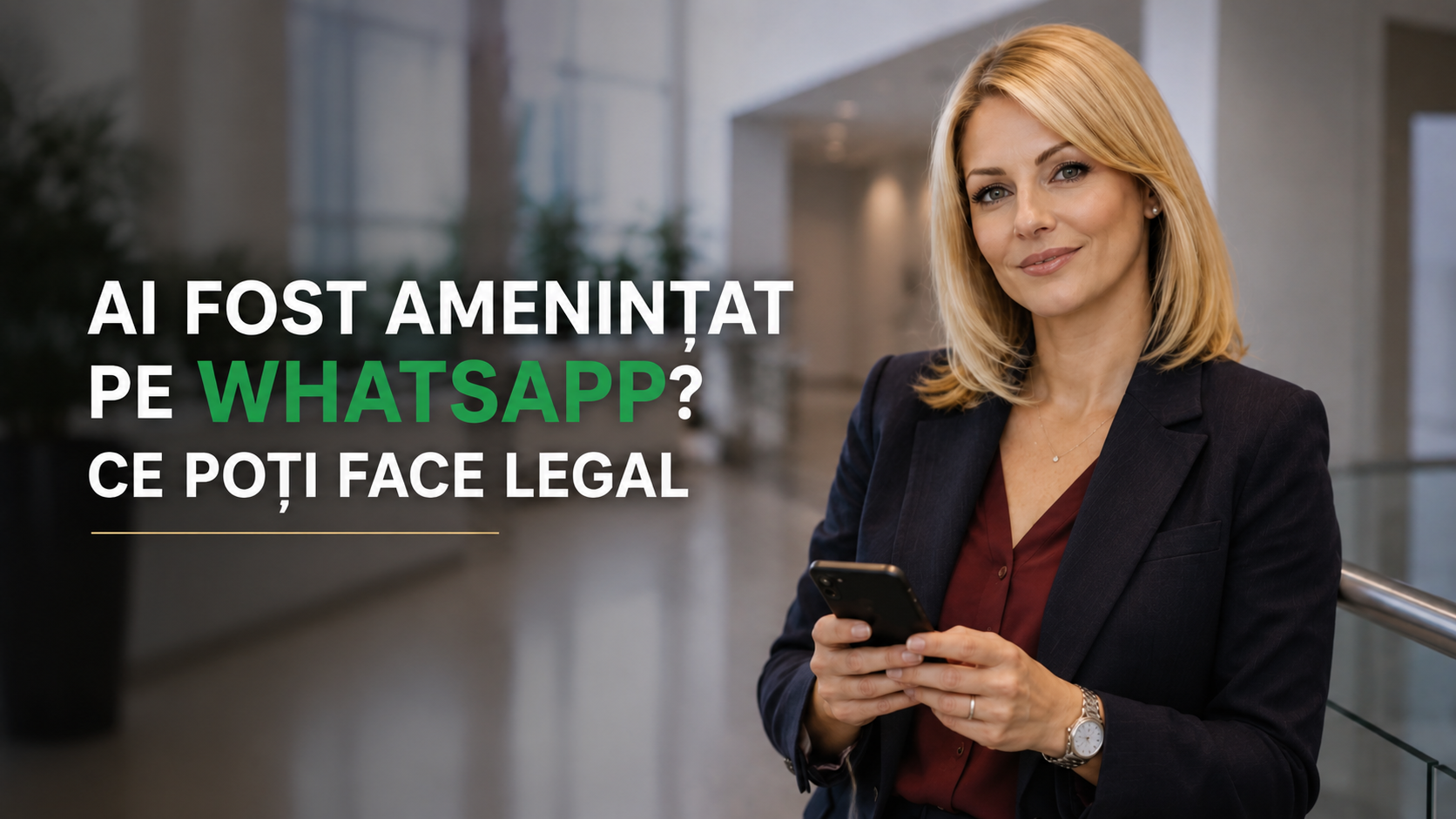 Ai fost amenințat pe WhatsApp? Ce poți face legal