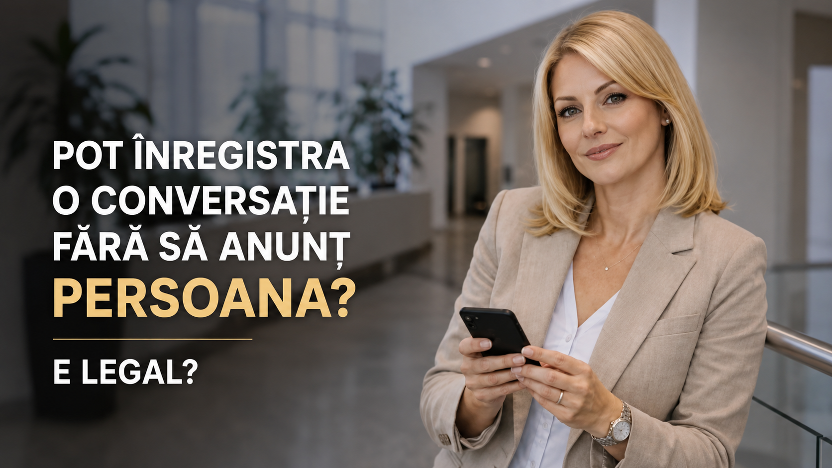 Poți înregistra o conversație fără acordul persoanei? Ce spune legea